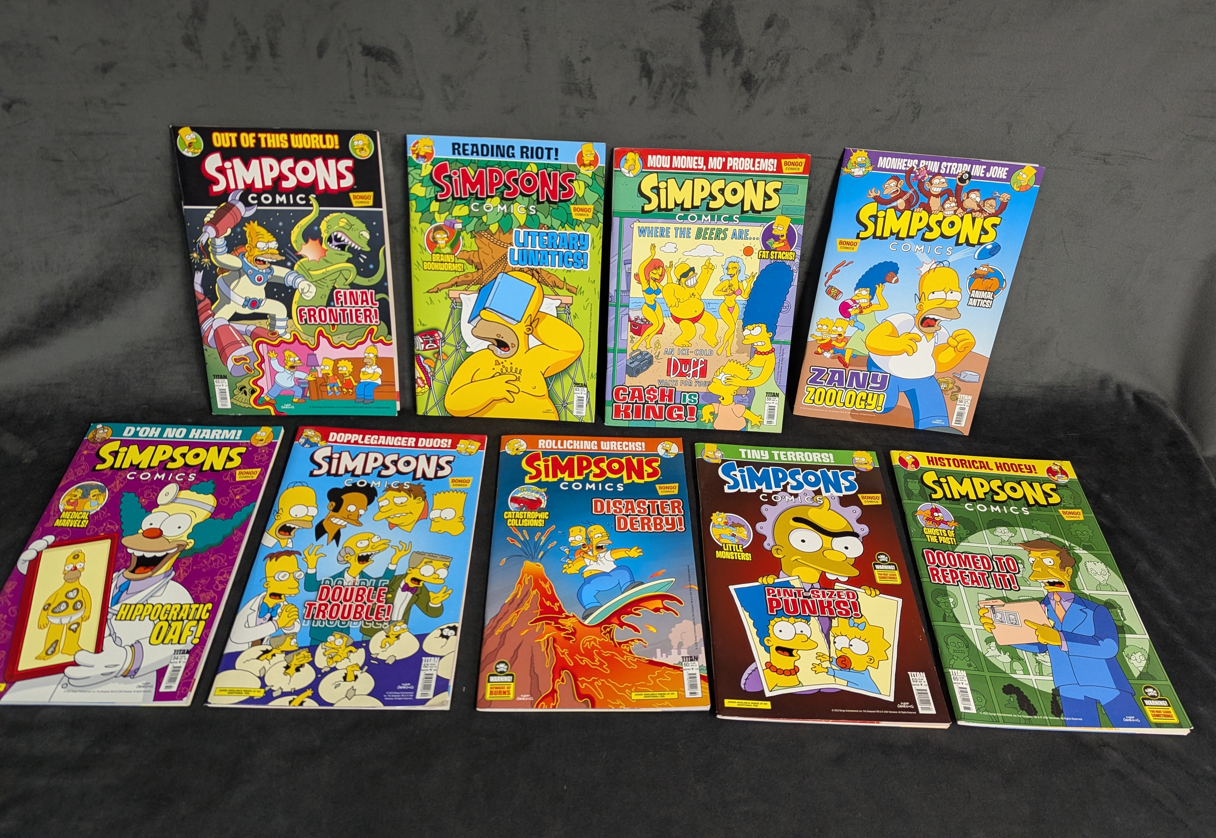 SIMPSONS COMICS BONGO Collection Bundle Set 11 Issues Titan £9.99 ...