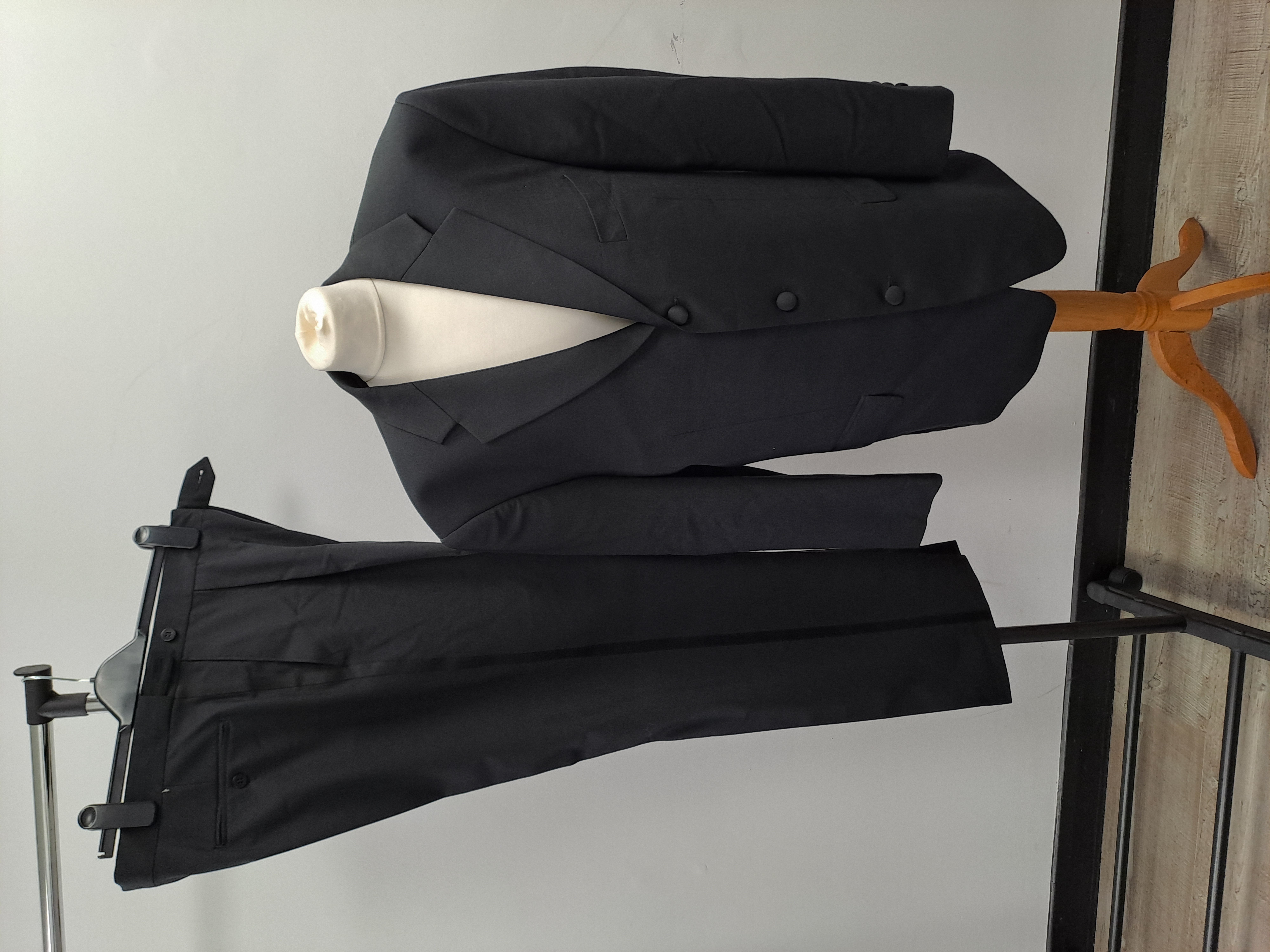 Balmain Paris Men's Blazer Wool Blend Black Size 42 T2870 JNR75